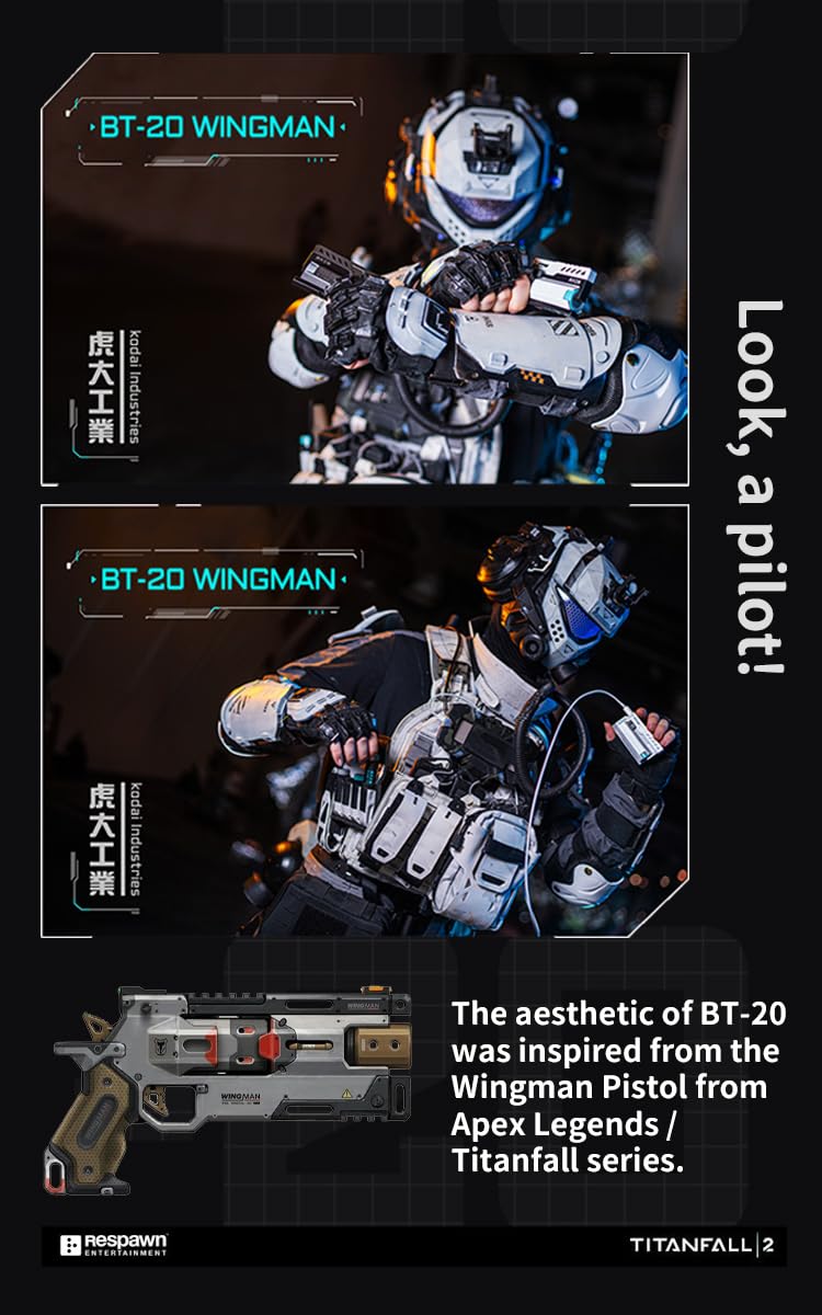 Kodai Industries Portable Power Bank, 21700 5000mAh Rechargeable Battery, 20W Type-C Output, Detachable Batteries, (Silver), BT20W