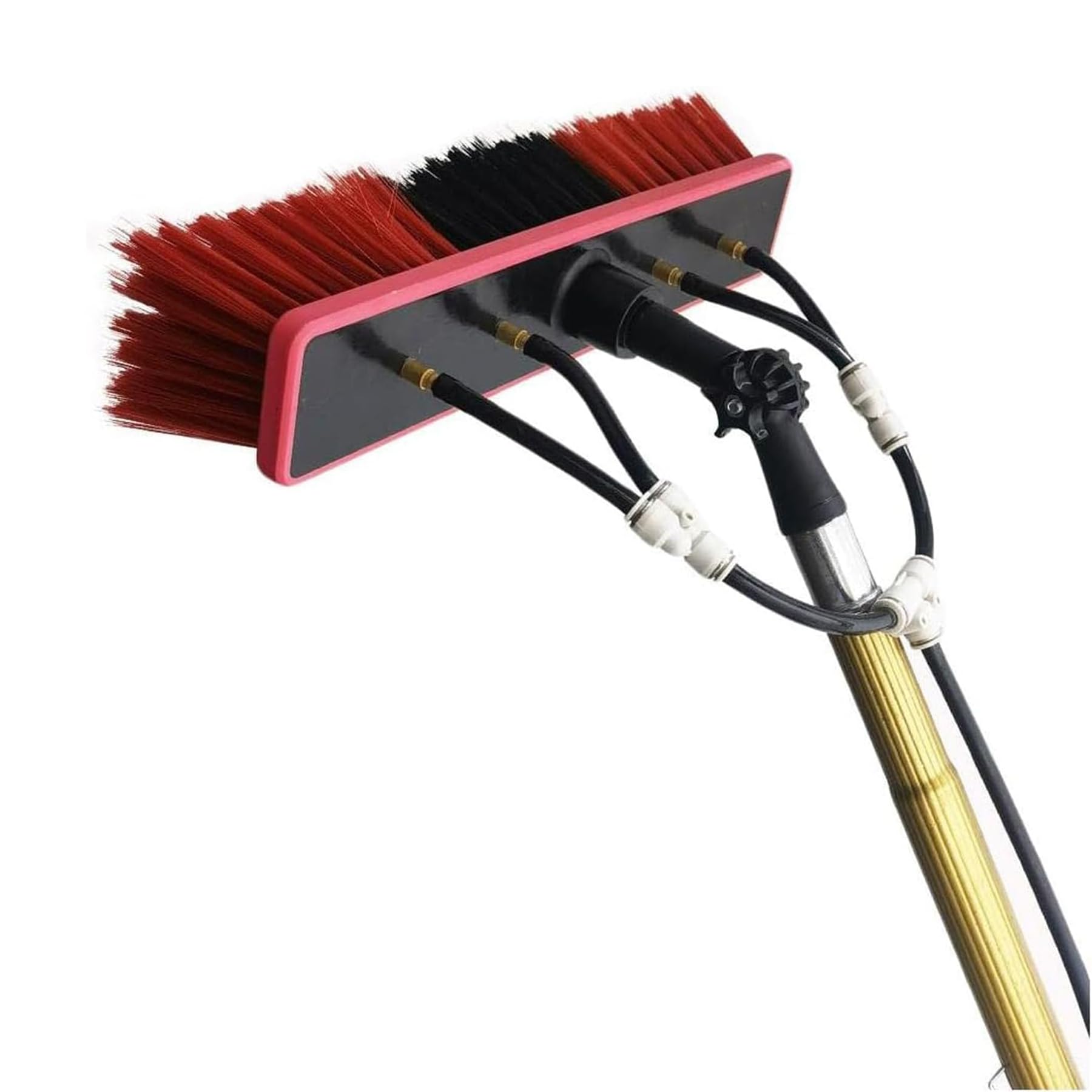 ZBBGTJK Adjustable Solar Panel Cleaning Kit - Water Fed Pole & Brush for Home & Professional Use - Ultimate Window Cleaning Solution for Efficient Solar Maintenance