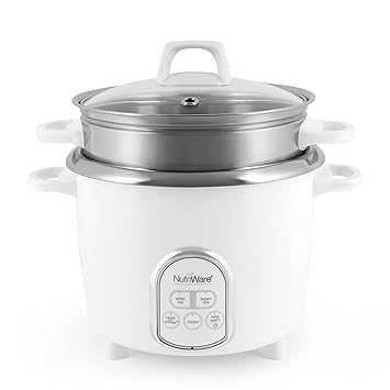 Aroma Nutri Ware 14-Cup Cooked Digital Rice Cooker and Food Steamer
