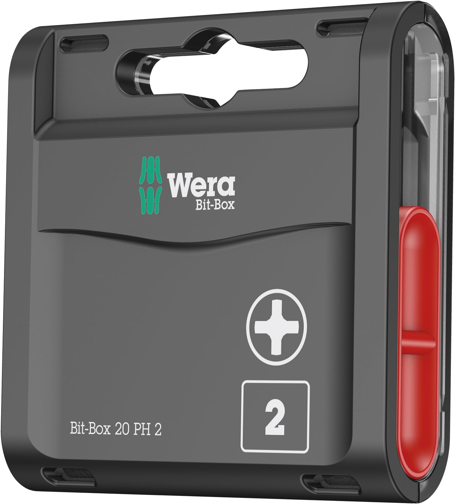 WERA 05057750001 Bit-Box 20 PH, PH 2 x 25 mm, 20 Pieces