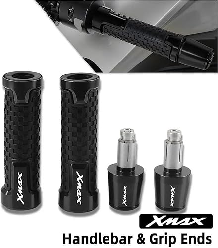 Miniatura 3 de Motocicleta para Xmax X-MAX X MAX 120 200 250 300 400 todo el año Accesorios de motocicleta 78 "0.866 in empuñaduras manillar agarre extremos