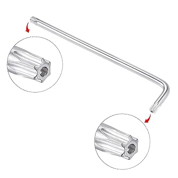 カランビット　45 HARFINGTON 2pcs TT45 Star 7 Point Screwdriver Bit 1/4
