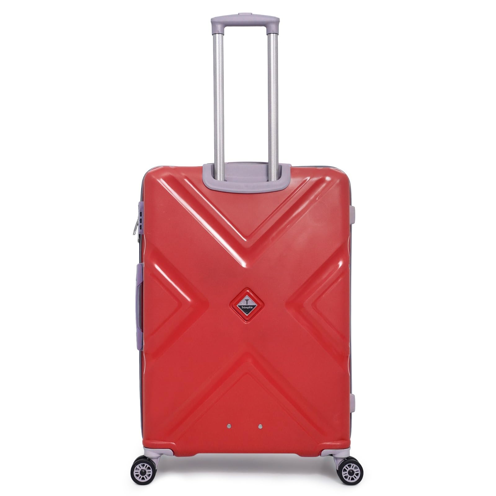 trumpkin Suitcase 360 Degree Small Suitcase/Cabin-Luggage/Size 55 cm/Hard-Sided Luggage Trolley Bag/Model-Z / 360 Rotating / 8 Wheels/ 22" inch (Red)-picture-38