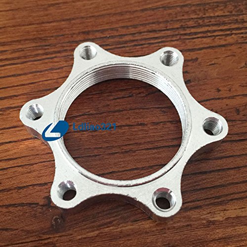48mm Bicycle Freewheel Threaded Hubs Disk Disc Brake Rotor 6Bolt Flange