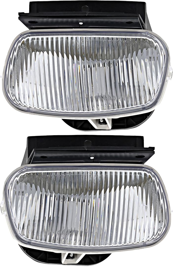 Compatible with Ford Ranger Fog Lights Lamps Set 1998 1999 2000 Driver and Passenger Side