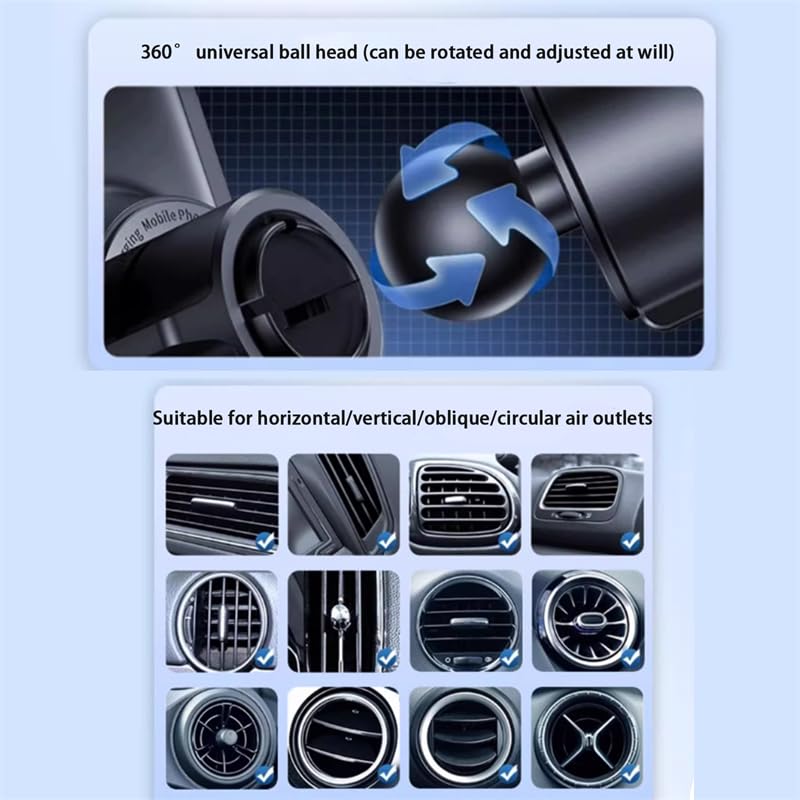 PIUGILH Magnet Handyhalter Für BMW - Perfekte Halterung Für 3er/4er/1er/2er 2013-2015