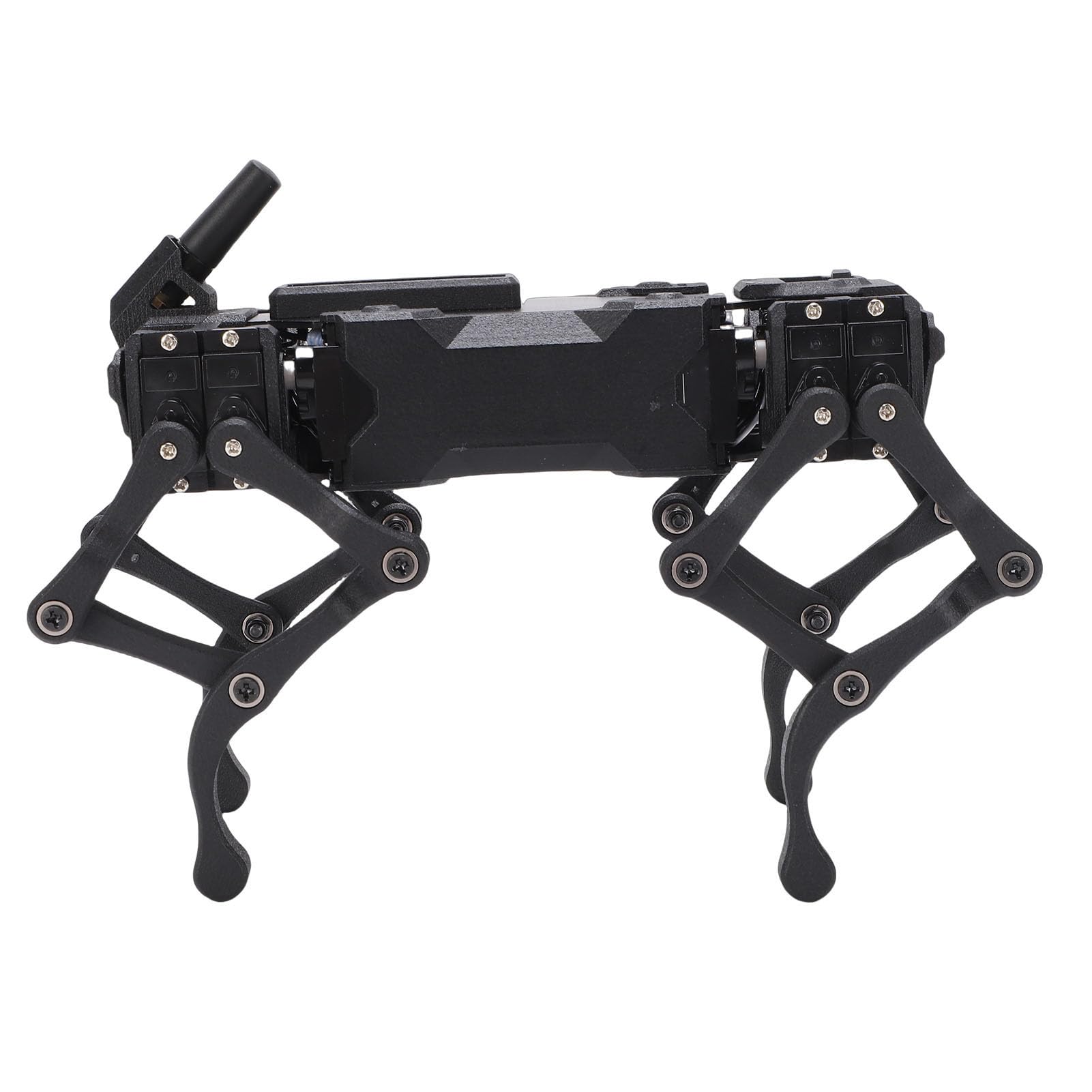 Cryfokt Cane Robot Quadrupede, Struttura della Gamba a Collegamento Multiplo 12 DOF Servi con Feedback in Tempo Reale Kit Robot Educativo STEM, Cane AI con Fotocamera Grandangolare da 5 MP a 160 Gradi