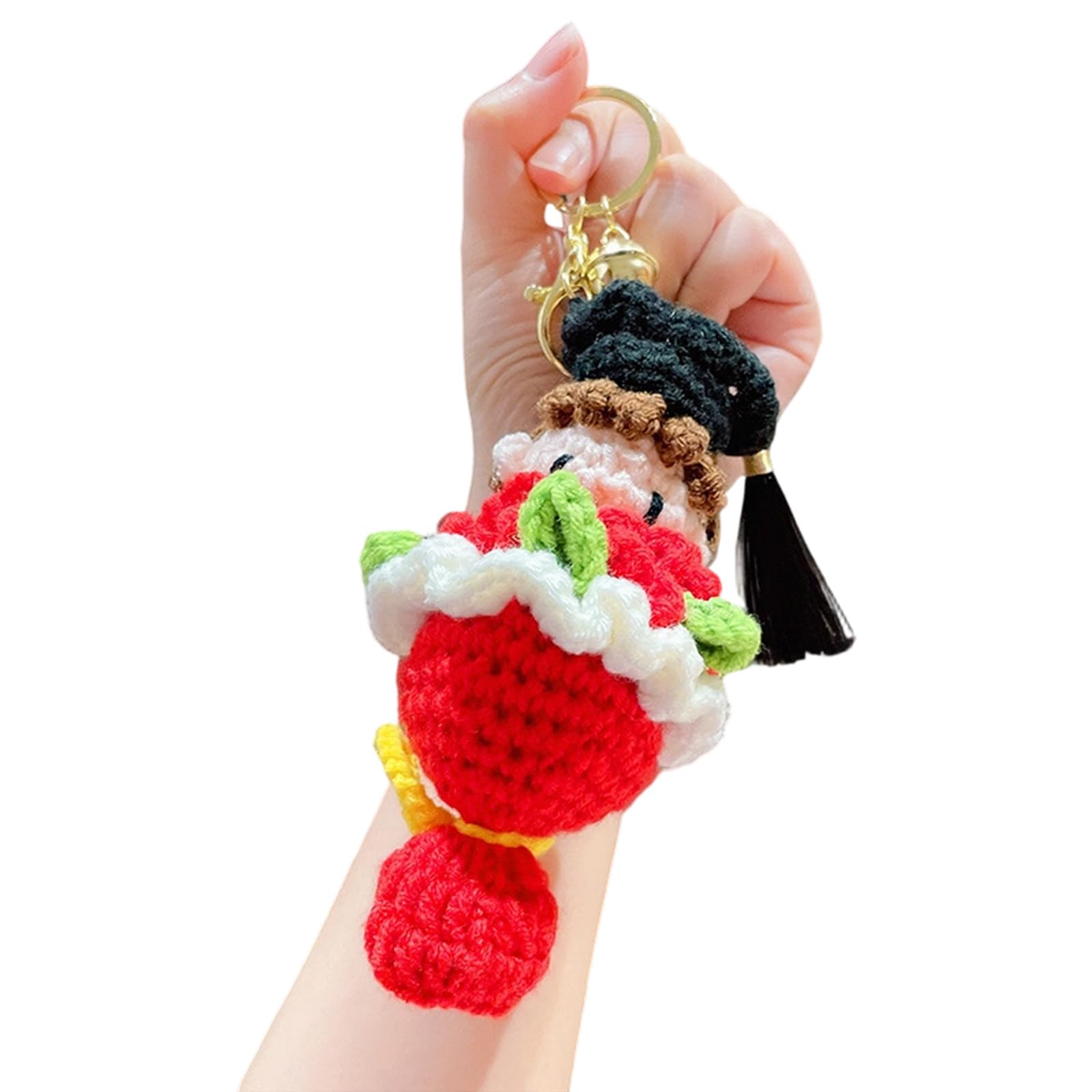 Tsophreniq Delicate Yarns Commencement Keepsakes Individualized Degree Gift Suitable As Party Giveaways or Individual Use Crochet Keyring