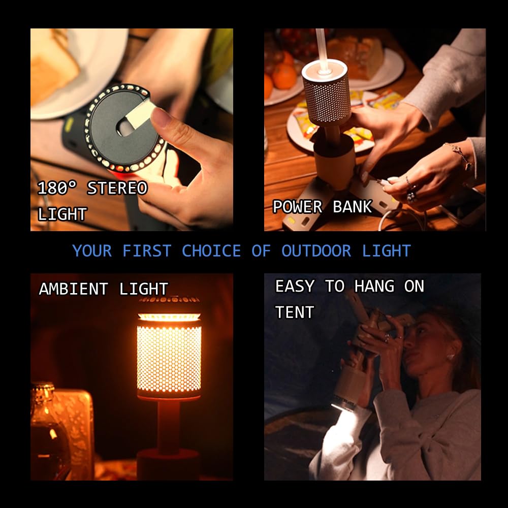 Amazon.co.jp: Camperig 充電式キャンプライト キャンプランタン