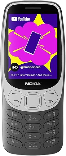 Nokia 3210 Dual SIM GSM Desbloqueado Versión Internacional Grunge Black