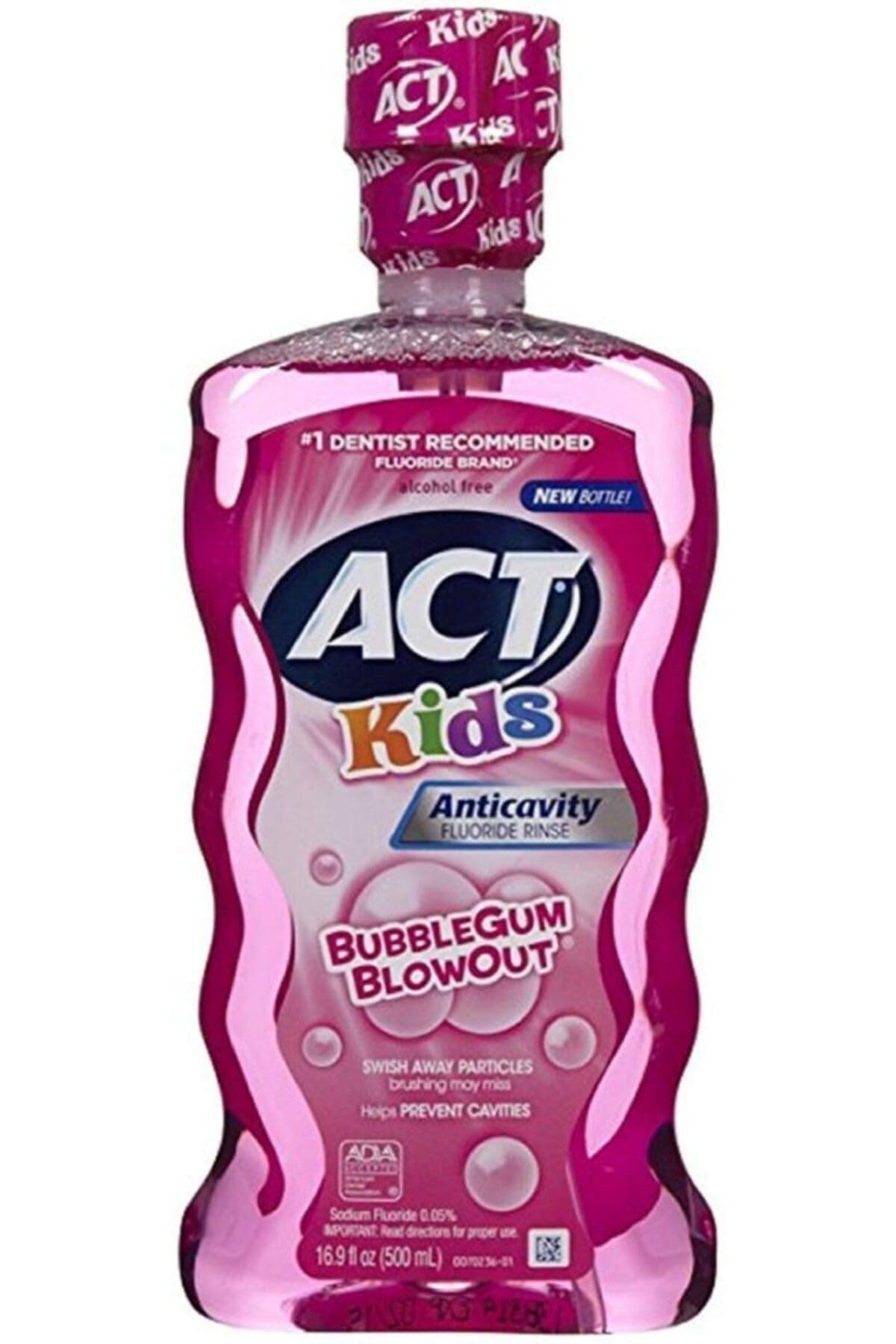 Kids Anti-Cavity Fluoride Rinse, Bubble Gum Blowout, 16.9 oz