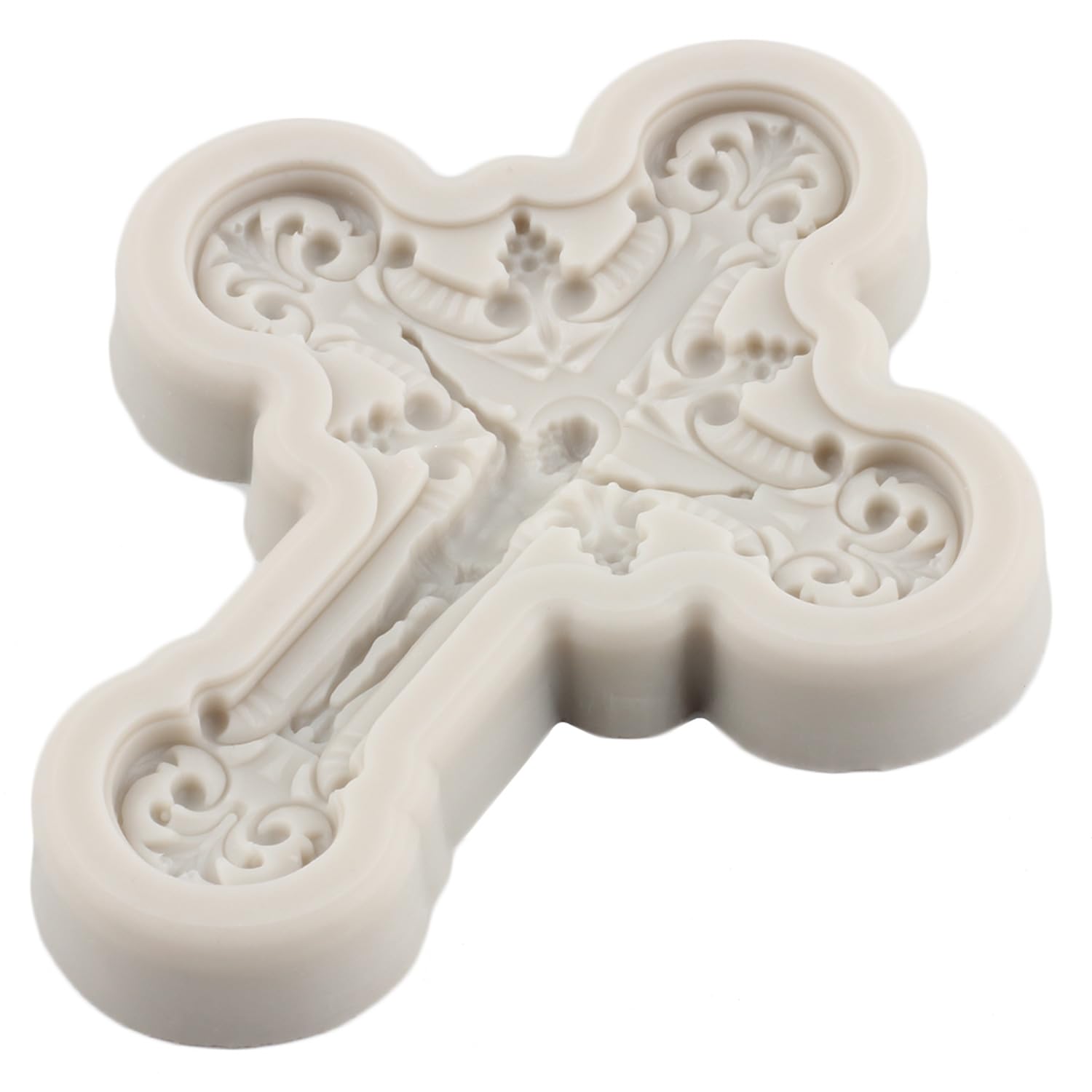 Stampo In Silicio A Forma Di Croce Con Base Fuehbur | Per Resina, Sapone, Candele, Cioccolato E DIY, Resistente Al Calore Fino A 400°