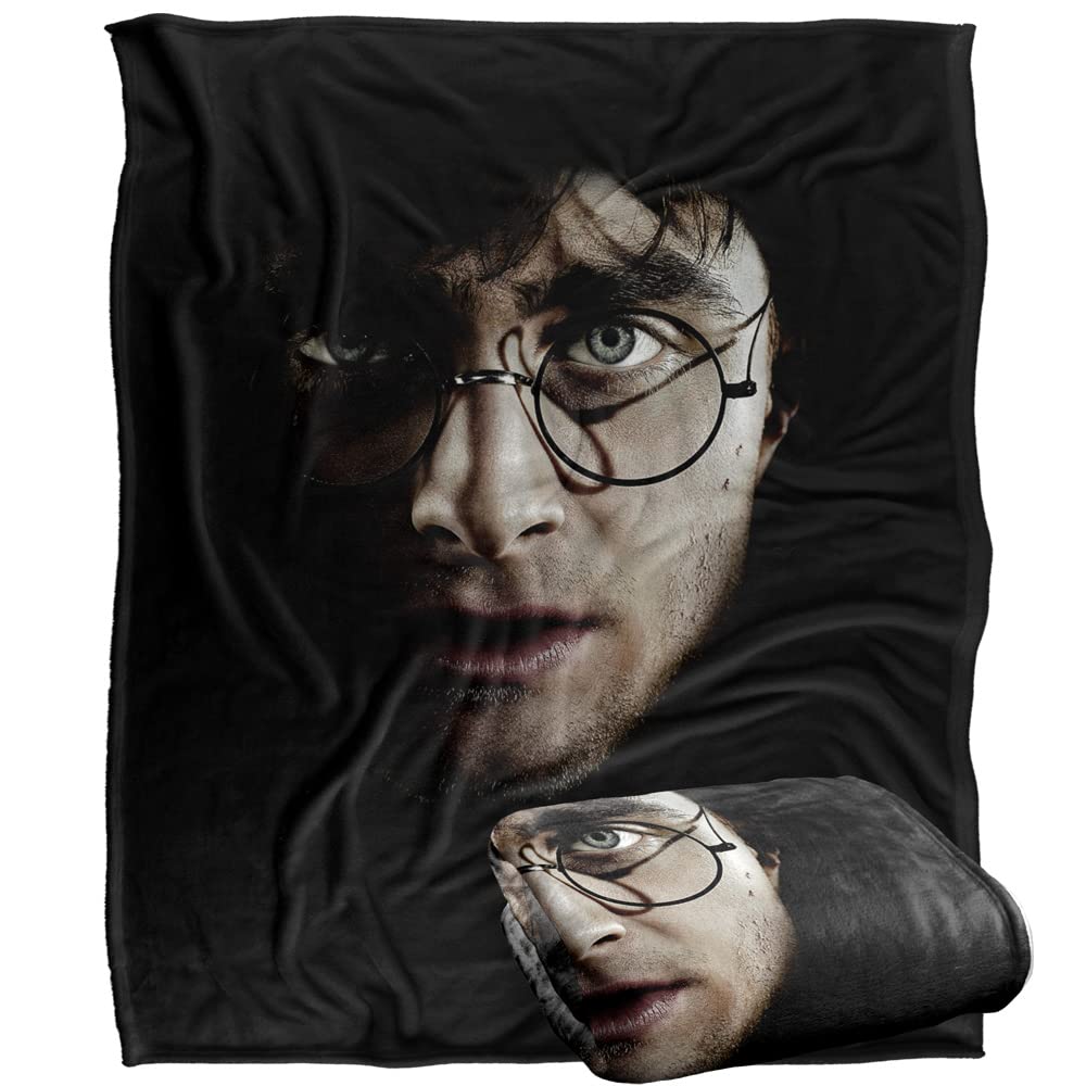 Coperta Morbida Harry Potter 152x127 Cm | Plaid In Microfibra 300 GSM | Super Soft Silky Touch | Regalo Ufficiale - 4