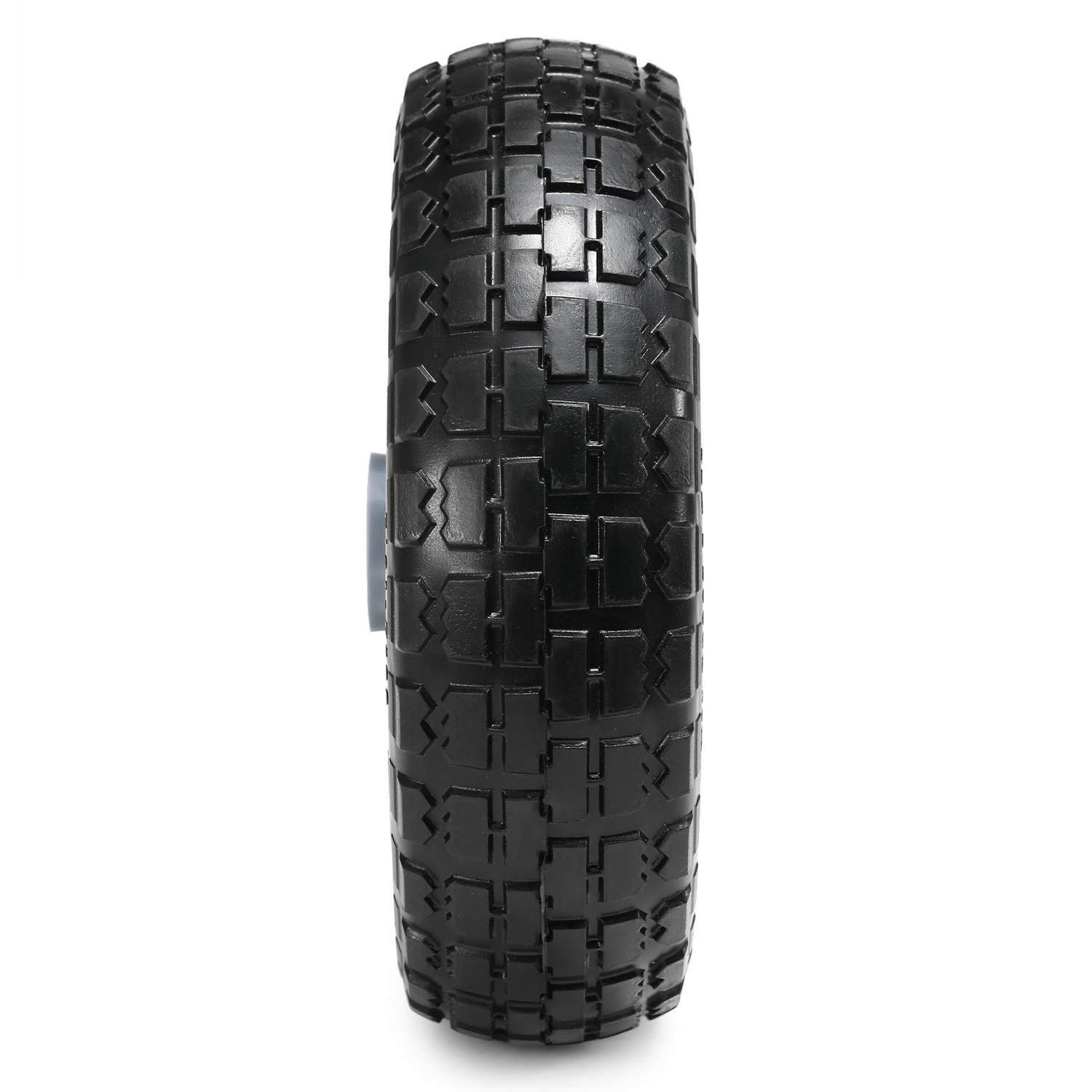 Ejoyous Ruota per Carrello per Kayak da 10 Pollici Antiforatura in TPU e Nylon con Portata di 150 kg, Ruota di Ricambio per Carrello per Kayak Universalmente Adatta per Barca, Kayak,