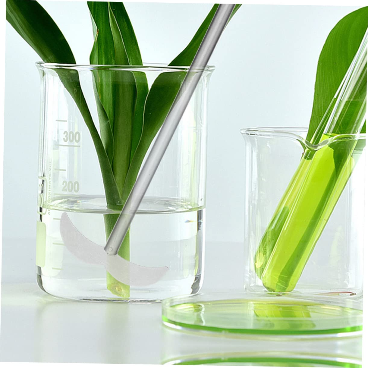 BEBEMOKO Chemistry Accessories 2pcs Stainless Steel Stirring Paddle Stir Bar for Lab Mixers Stirring Tools