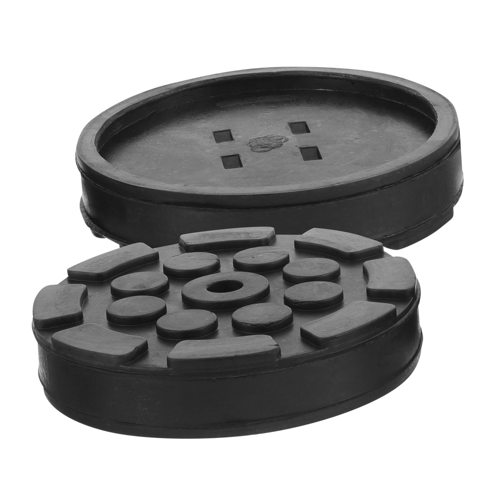 ABOOFAN 4 Set Tampone Gomma Per Sollevatore Auto Adattatore Jack Antiscivolo Resistente Protezione Telaio E Pavimento Riduce E Graffi Per Martinetti E Sollevatori 2 Pezzi*4
