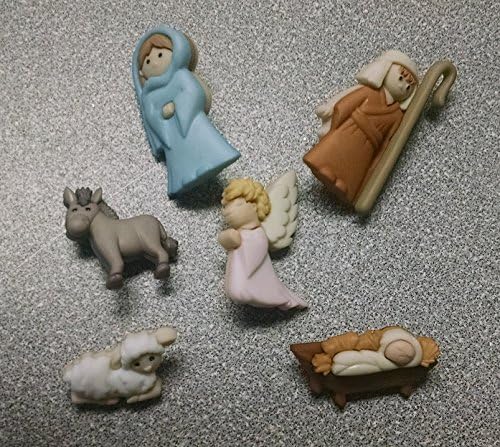 Christmas Nativity Baby Jesus Religious Buttons