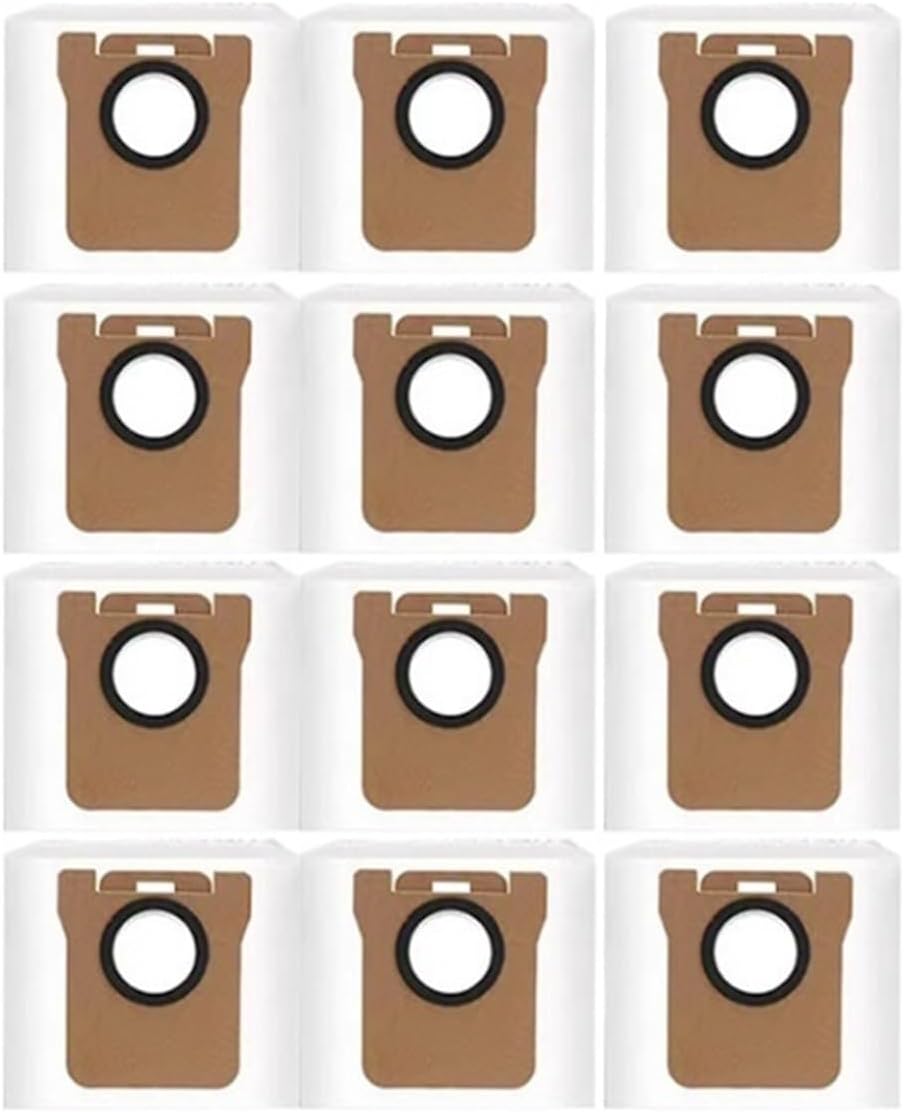 Compatible with XIAOMI Mijia Omni X10 B101CN Dreame L10s Ultra S10 S10 Pro Robot Vacuum Cleaner Parts Dust Bag Replacement Accessories(8PCS)