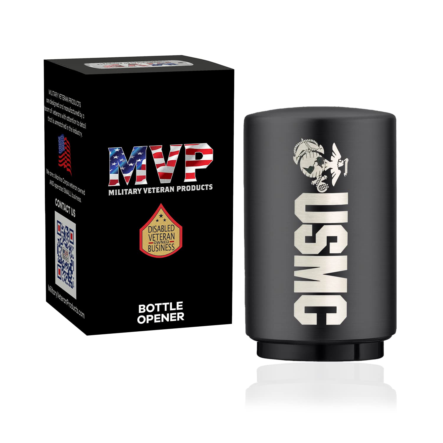 USMC - Abridor de botellas de cerveza con cierre magnético, decapitador automático para cerveza/refresco, abridor de botellas con imán de cerveza, accesorios geniales para camarero