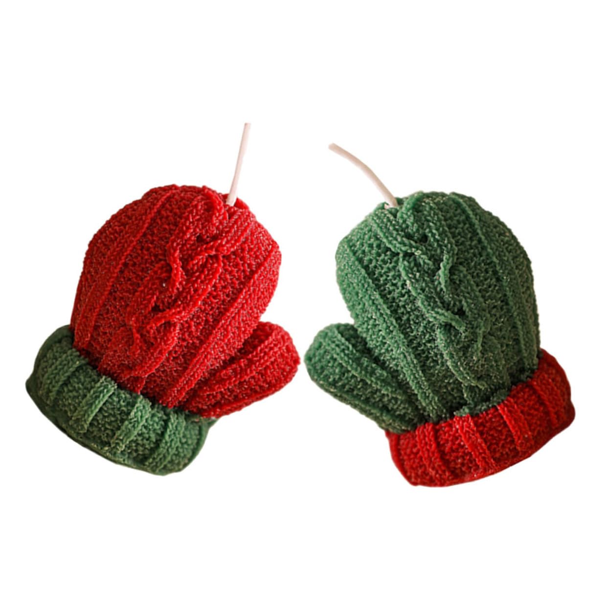 FOMIYES 2pcs Glove Shaped Scented Candle Cozy Desk Decor for Women Unique Holiday Fragrant for Home Ambiance and Photo Props