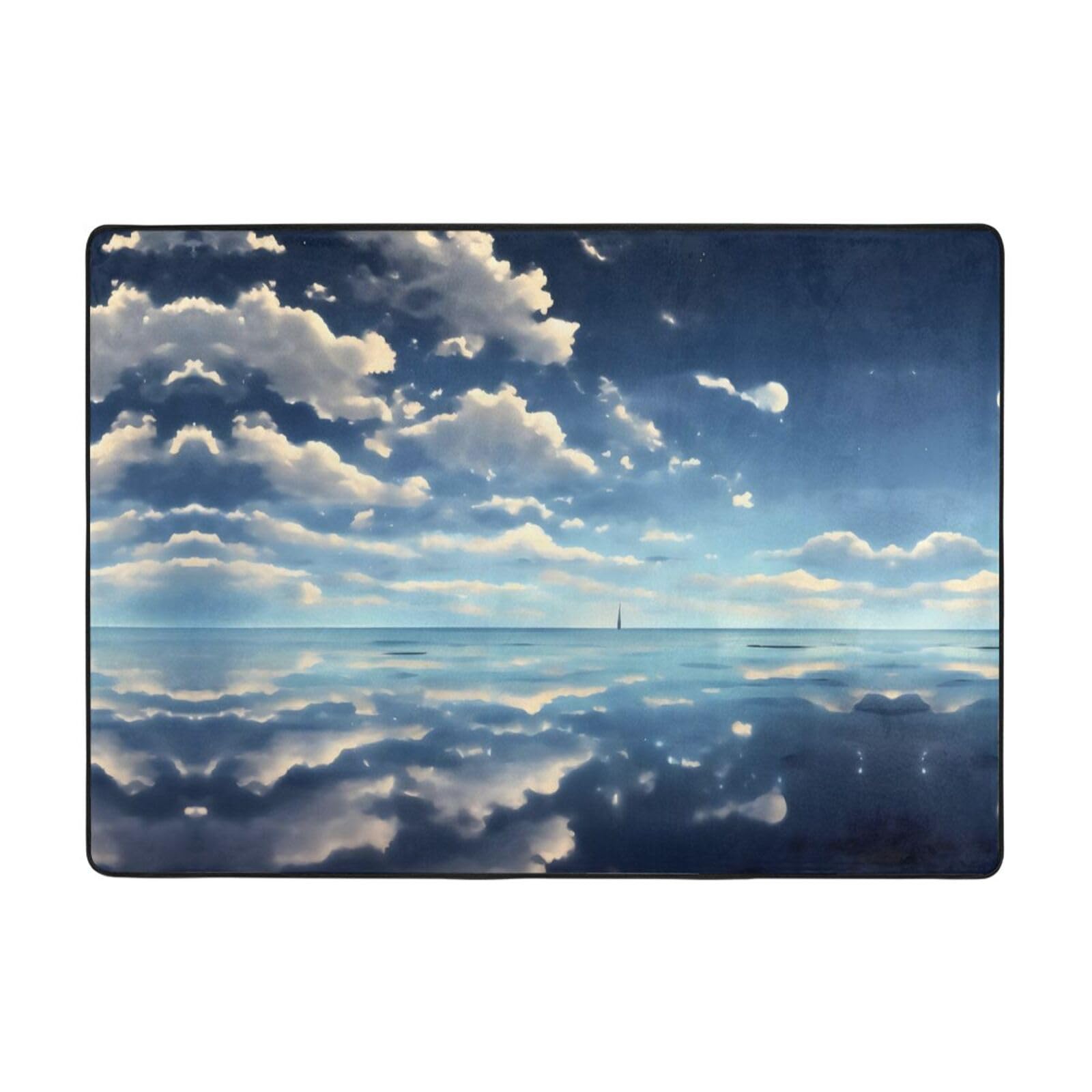 Tapis de sol flanelle grand format 203x147 décoration intérieur