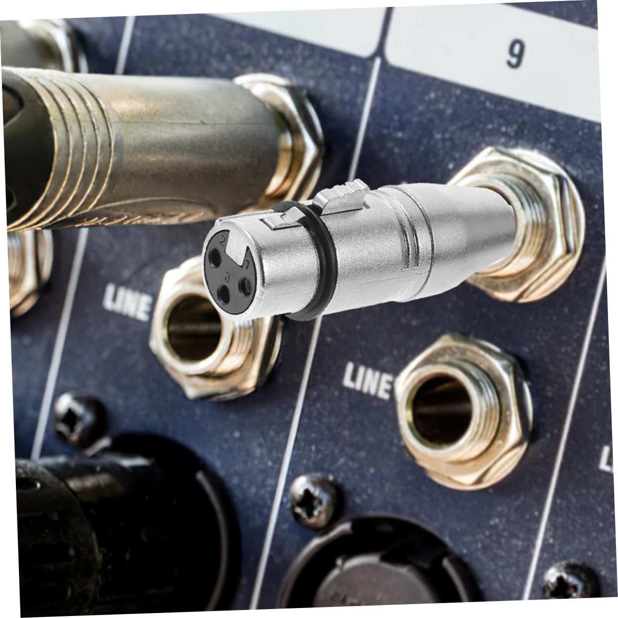 Angoily 5 Set Di Adattatori Per Connettori Per Cuffie Stereo Da Femmina A 1/4 Di Pollice Connettori Per Apparecchiature Audio 3 Pezzi*5