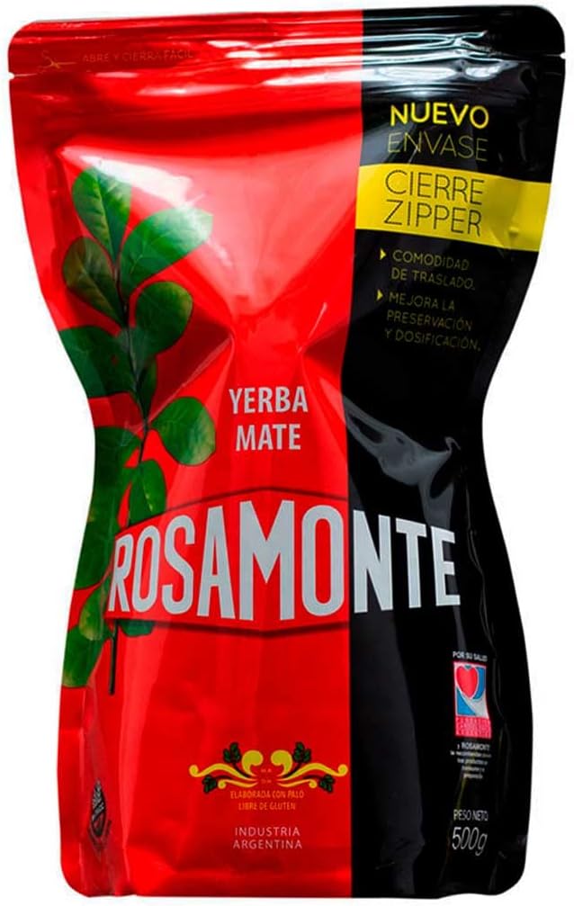 Rosamonte - Yerba Mate, Cierre Zipper 500g