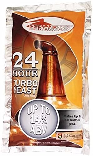 Miniatura 2 de 24 HORAS TURBO LEVADA FERMFAST 9.17 oz PAQUETE de levadura destiladora