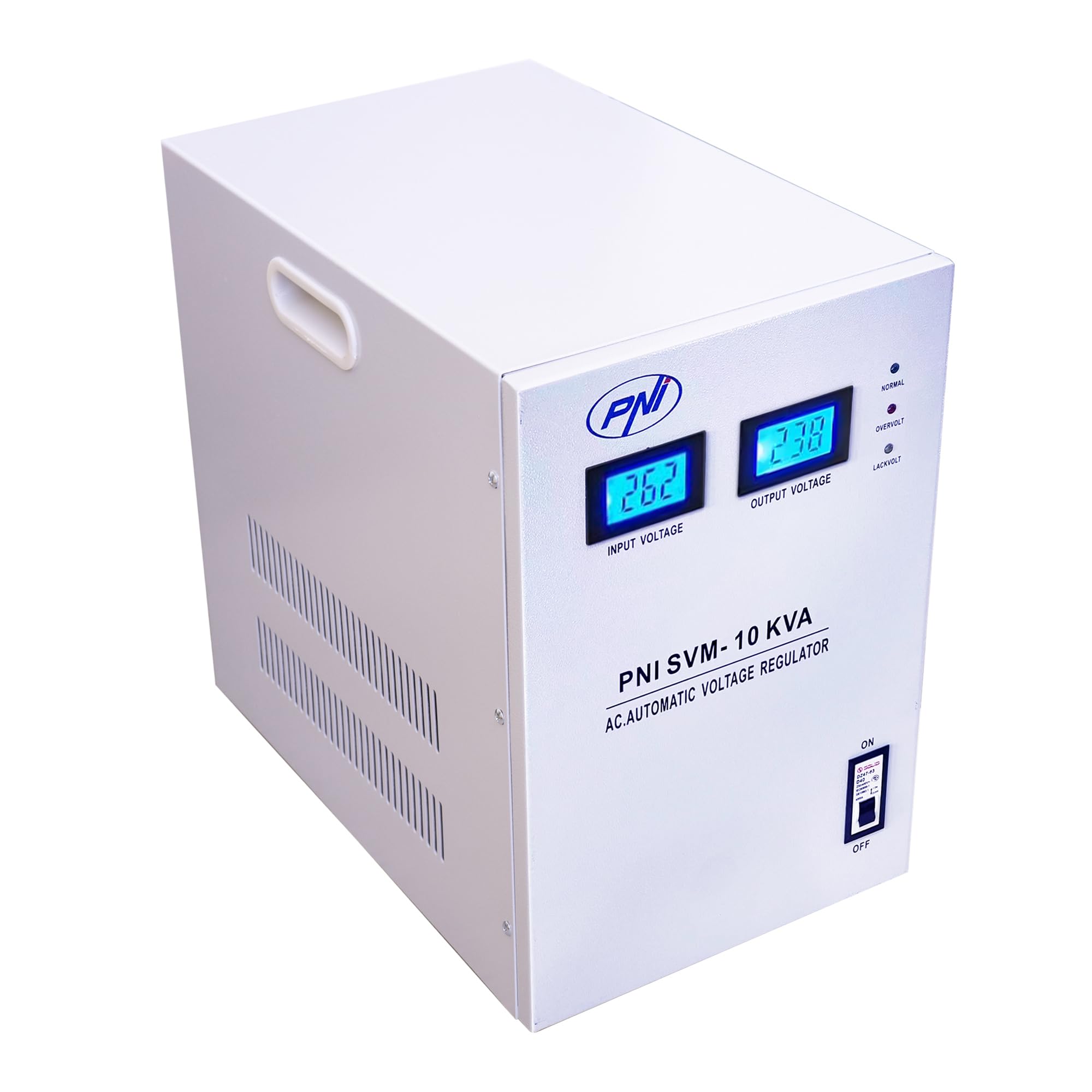 Estabilizador de voltaje PNI SVM-10K con servomotor de 10000VA, 8000W, salida de 230V, Estabilizador de tensión 10000VA