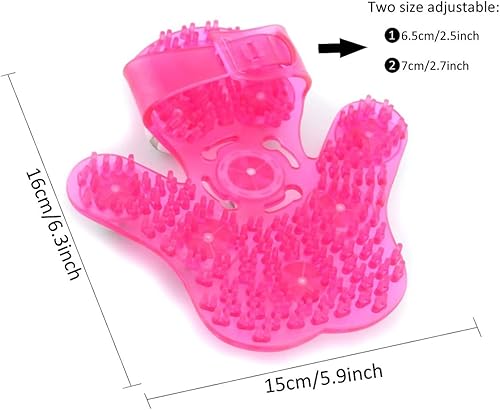 Miniatura 5 de Samyo Guante para masajes en forma de mano, masajeador corporal con 9 rodillos de 360 grados, bola giratoria metálica, cuidado para el cuerpo,
