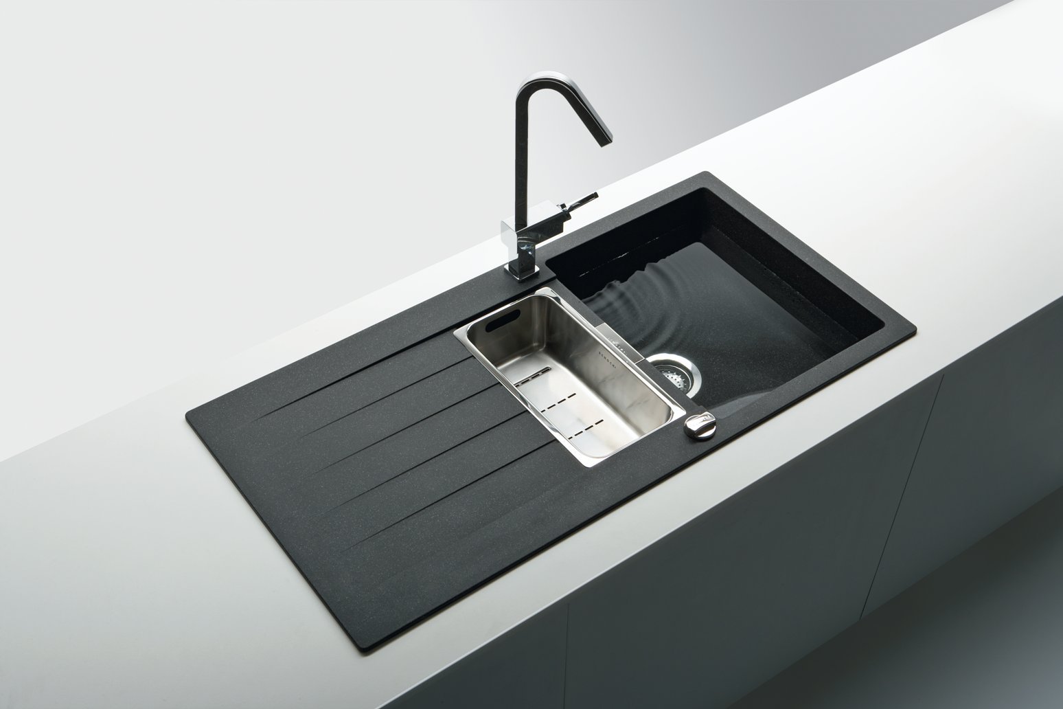 Schock Spüle PRID150UGNE Primus D-150 Unterbau, farbe nero