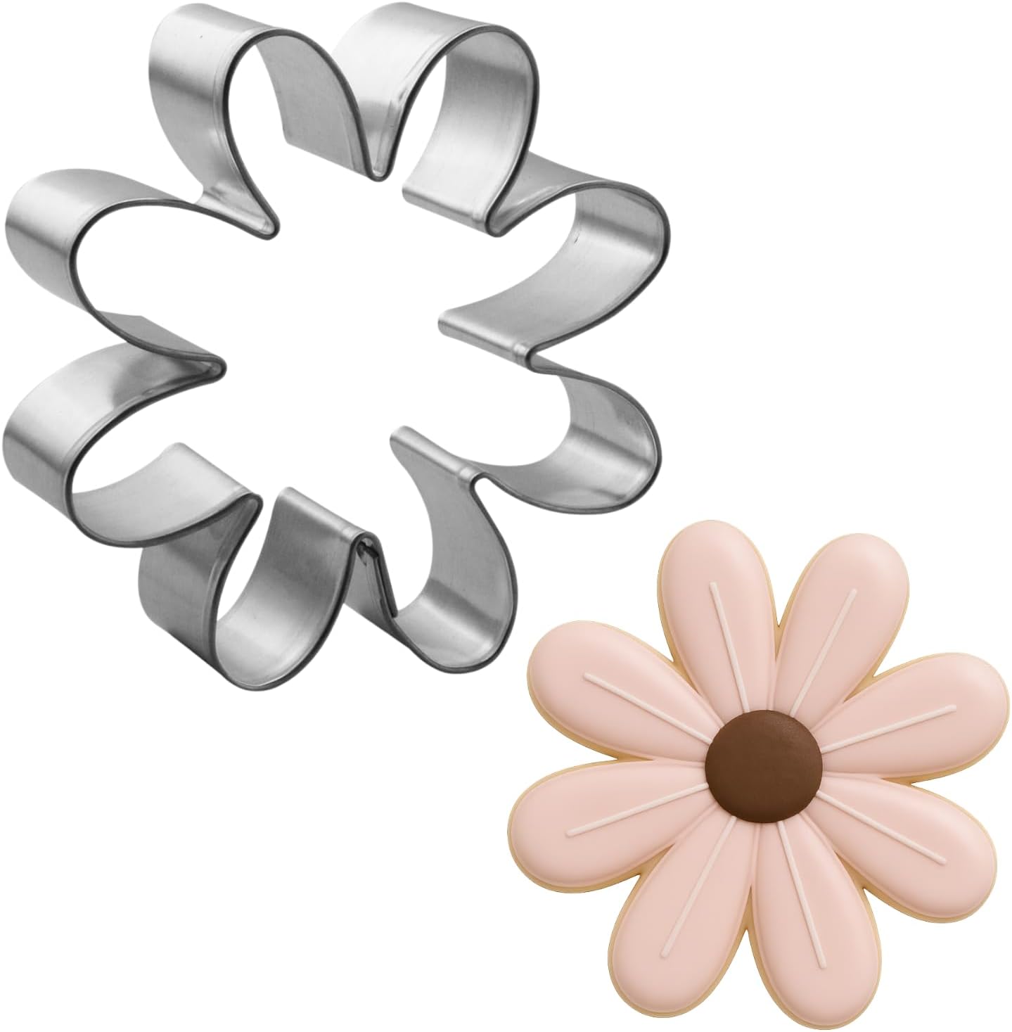 Foose Daisy Tin Cookie Cutter 7.6cm - Cookie Cutters - US Tin Plate Steel - B19
