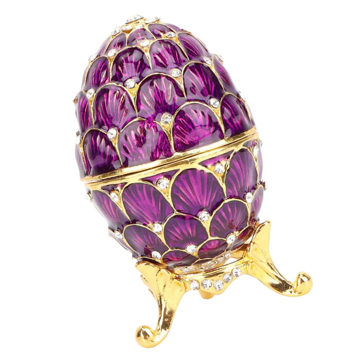 Amazon｜ボックスエッグジュエリーボックス合金ジュエリーケース