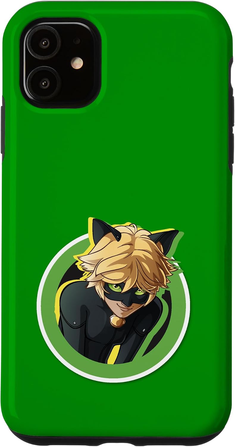 Miraculous Collection Cat Noir Badge Case for iPhone 17