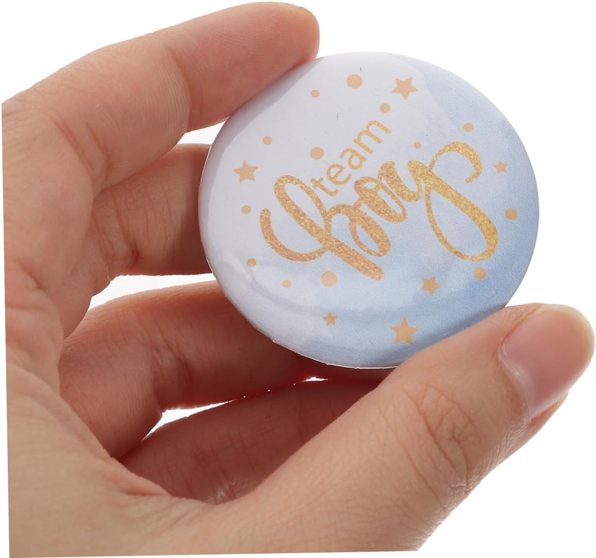 50pcs Button Badge Birthday Photo Props Tinplate Brooch Birthday Party Brooch for Guests