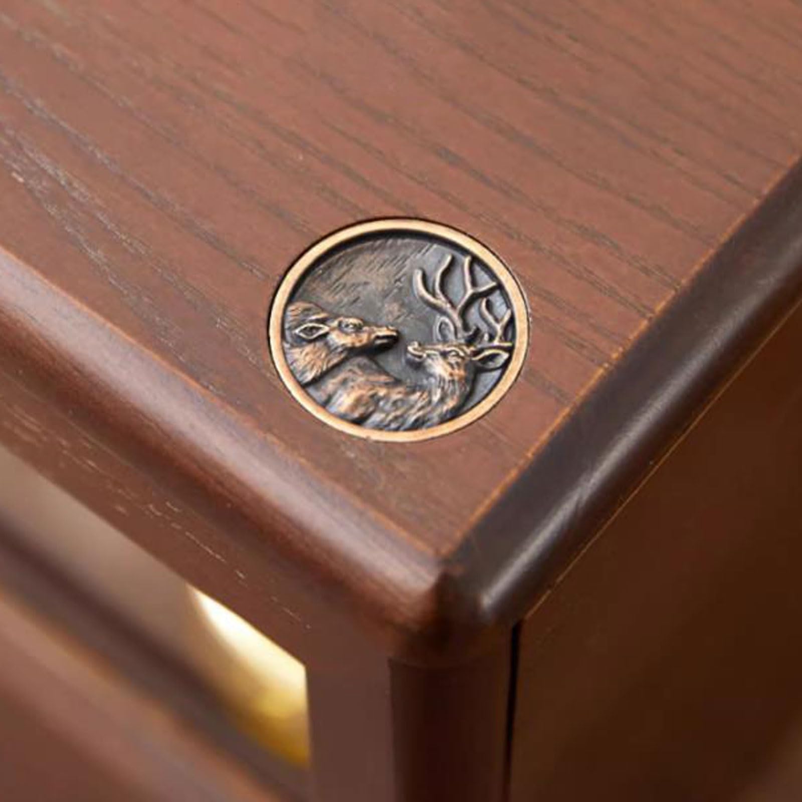 Organizzatore per Cosmetici in Legno, Organizer per Trucchi, Organizer per Cosmetici di Grande capacità, Organizer e Contenitore per Trucchi con Specchio, Organizer per Trucchi per vanità PE