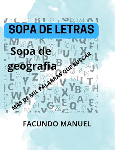 sopa de letras sopa de geografia (Spanish Edition)