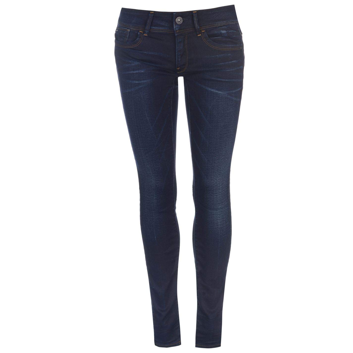 G-Star Women's Blue Lynn Mid Waist Skinny Jeans Jeans, (Medium Aged 60885-6131-071), 32W / 30L