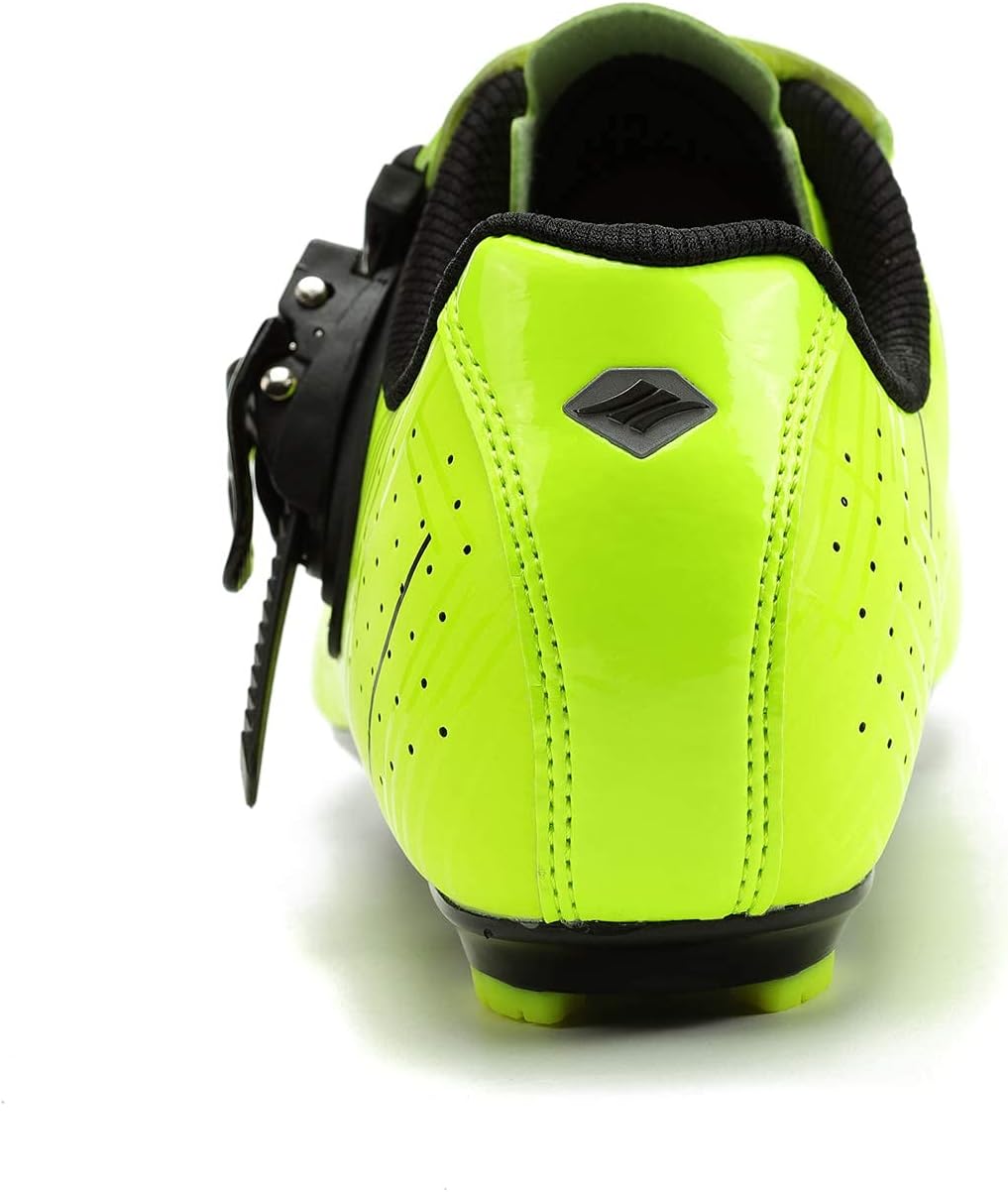 Santic Men's Cycling Shoes Road Cycling Riding Shoes Road Bike Shoes with Buckle- Roadway New