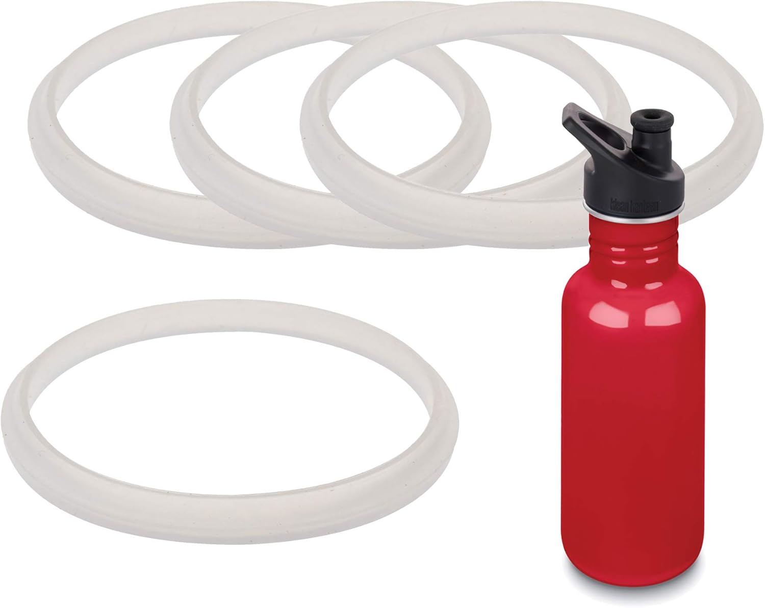 Impresa Compatible 4 Pack Gaskets/ORings for Klean Kanteen Classic Cap Sports