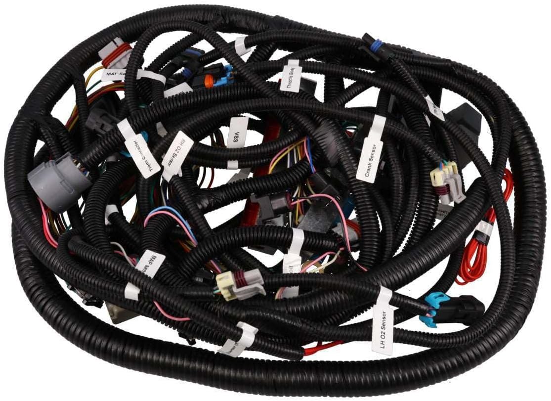 Top Street Performance Standalone Drive by Wire Corvettes with 4L60E Transmission Wiring Harness for 97-04 GM Chevy LS1 and LS6
