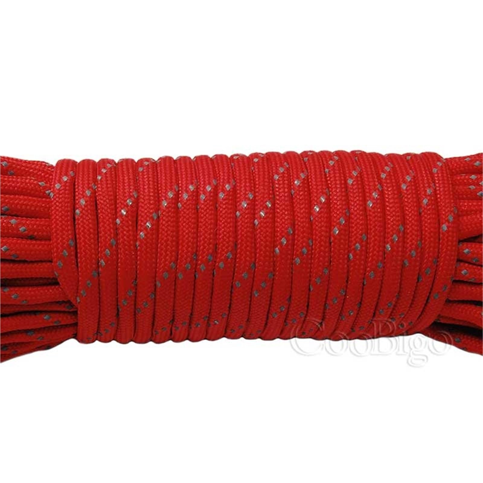 Paracord 1pcs Reflective Paracord Rope Dia.4mm for Survival Parachute Cord Lanyard Camping Climbing Hiking Clothesline(C7,20 Ft)