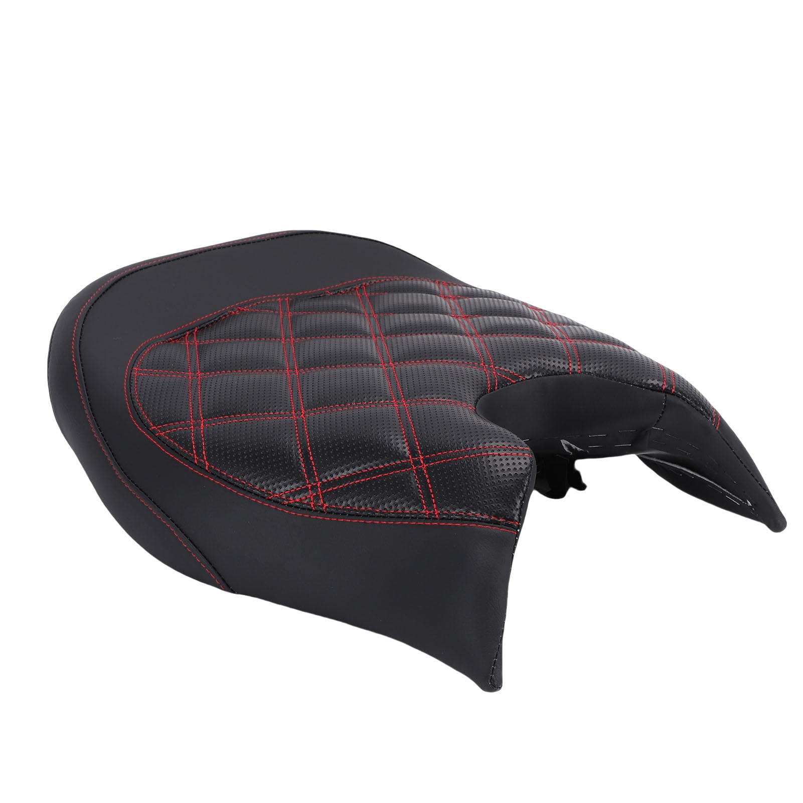 Bewinner Ergonomiczny Fotel Kierowcy Kierowcy 219400795 Zamiennik dla Ryker 600 900 Rally Edition Sport ACE 2019-2023 Rombowe Szwy Poduszka Antypoślizgowa Czarna (Czerwone szwy)