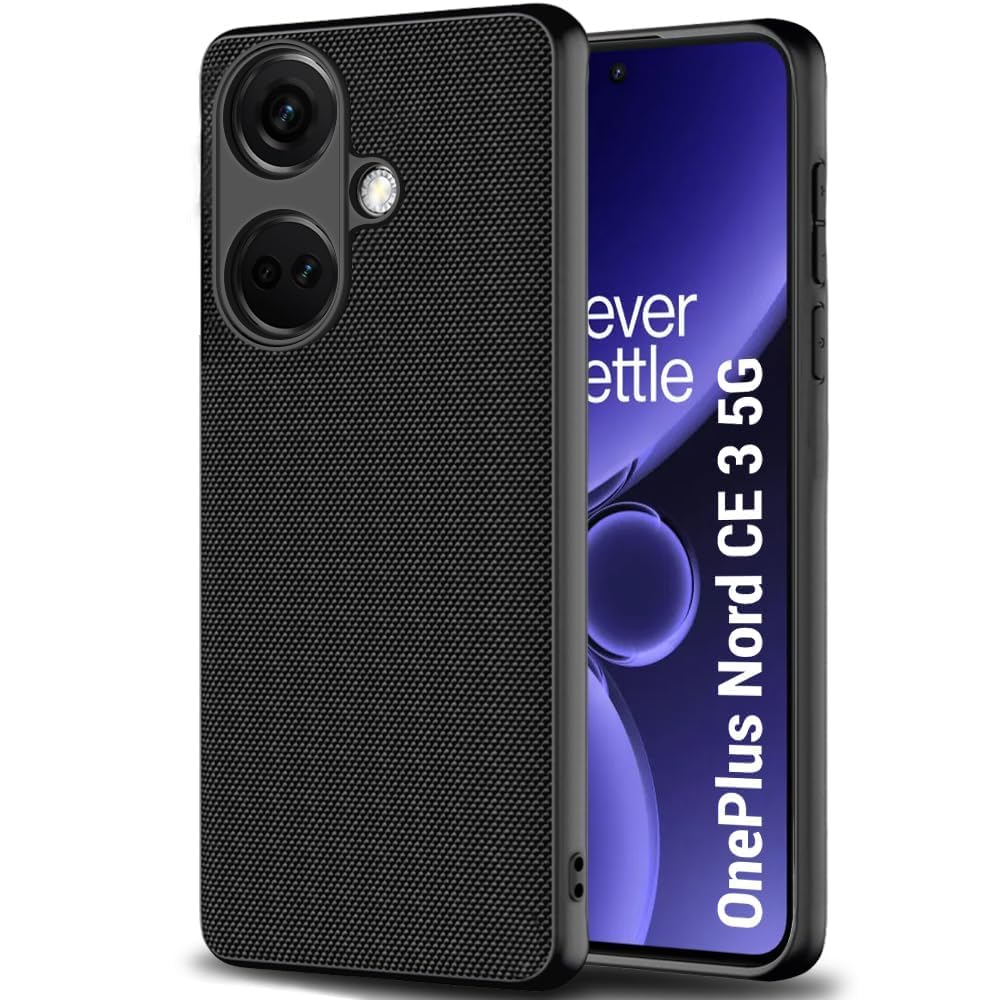 TheGiftKart Back Cover Case for OnePlus Nord CE 3 5G | Slim & Lightweight | Ultra-Premium Design | Camera Protection Bump | Fabric Texture Case Cover for OnePlus Nord CE3 5G (Polycarbonate | Black) (B0CGLMG131) Amazon Price History, Amazon Price Tracker