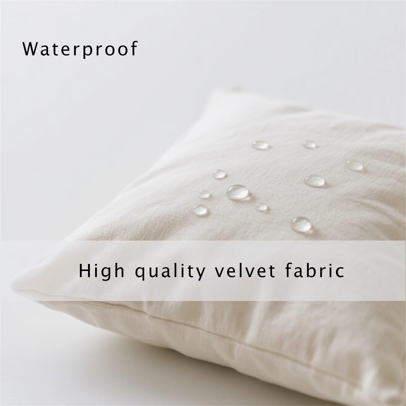 Housse Coussin 30x30 Cm Coussin Exterieur Impermeable Bohème Avec