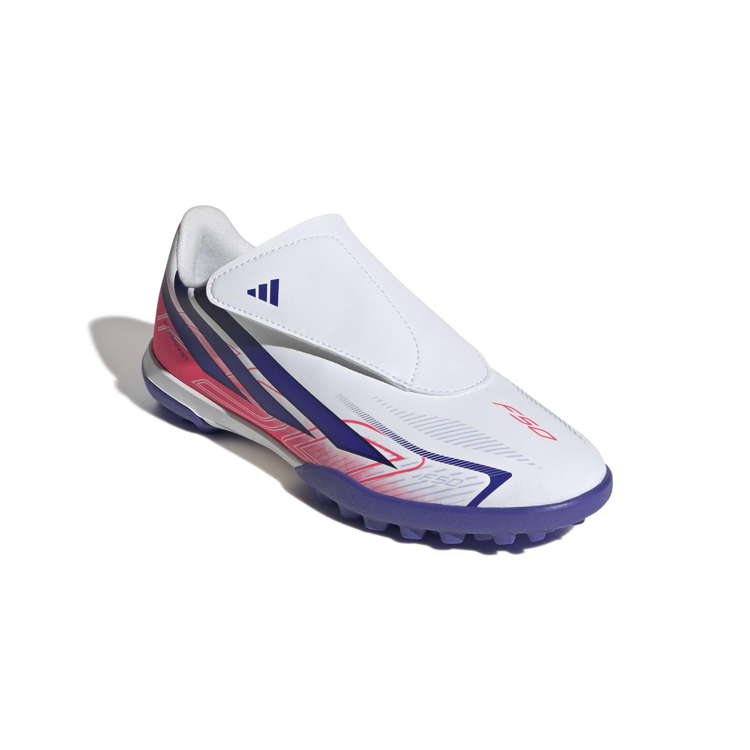 Adidas F50 Hyperfast Club Velcro Turf Football Kids SCARPEUnisex - Bambini e Ragazzi