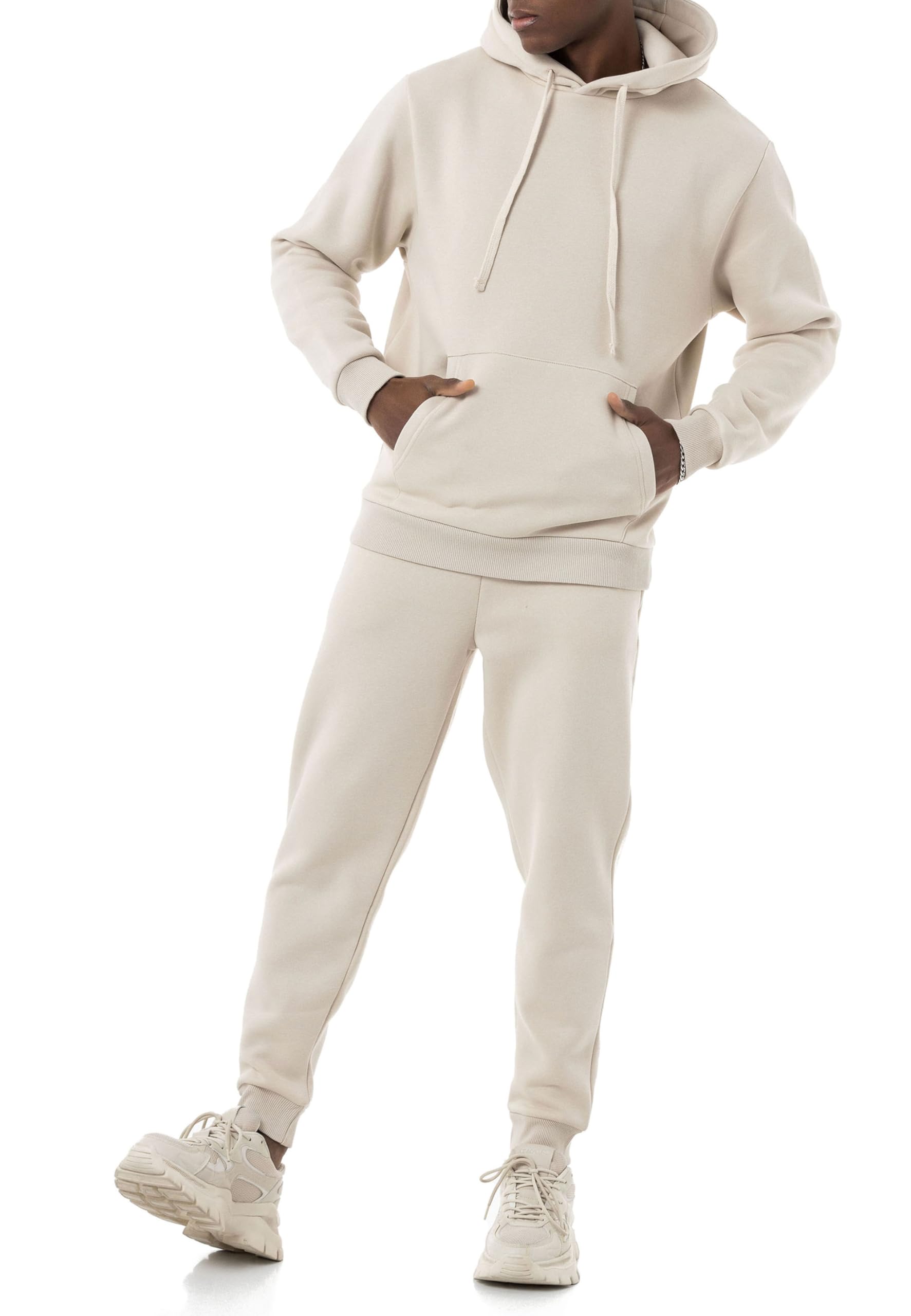 Redbridge Stylischer Herren Jogginganzug Set Kapuzenpullover und Jogginghose Premium Sweat Anzug Regular Fit