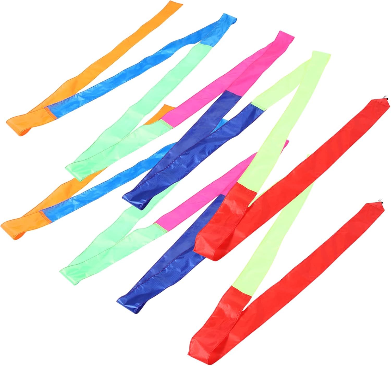 2pcs Rainbow Kite Tail Streamer Long Bright Flying Kite Decor for Outdoor Park Garden Accessories