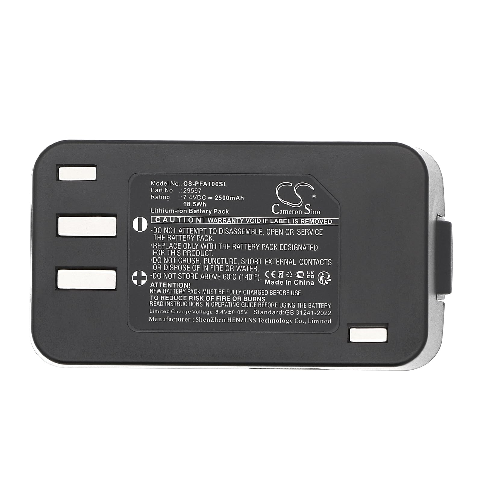 Batería de repuesto para Profoto A1, A10, A1x, A2 PN: Profoto 29597 2500 mAh/18,5 Wh
