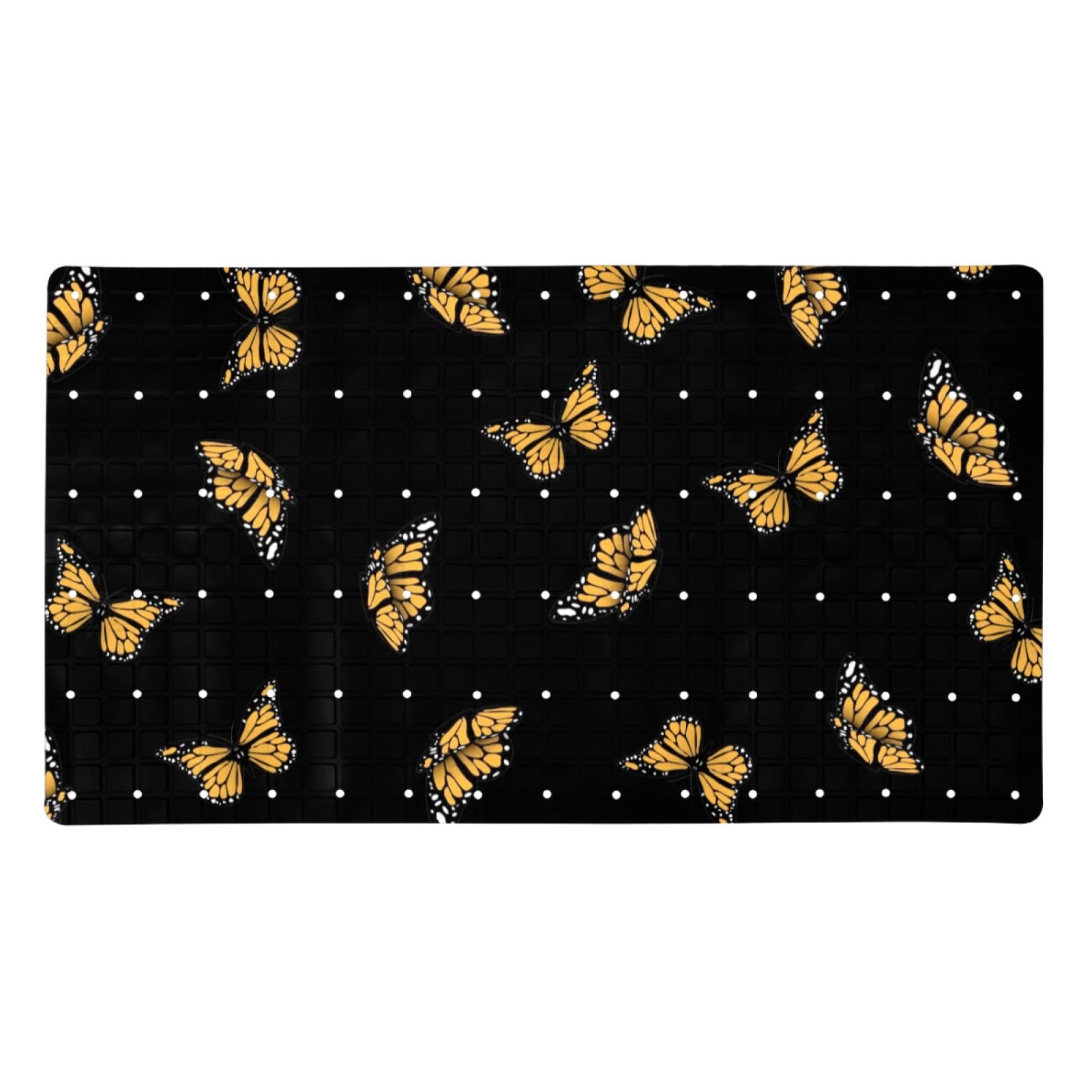 Tapis de baignoire antidérapant : fini les glissades avec ce tapis de douche doux à évacuation